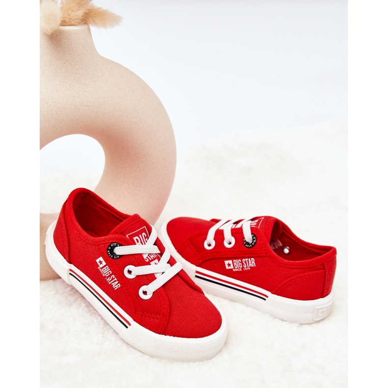 Turnschuhe Slip Big Star JJ374167 Rot 2