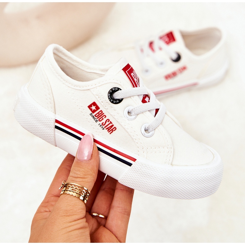 Slip-On Big Star JJ374165 Weiße Turnschuhe 1