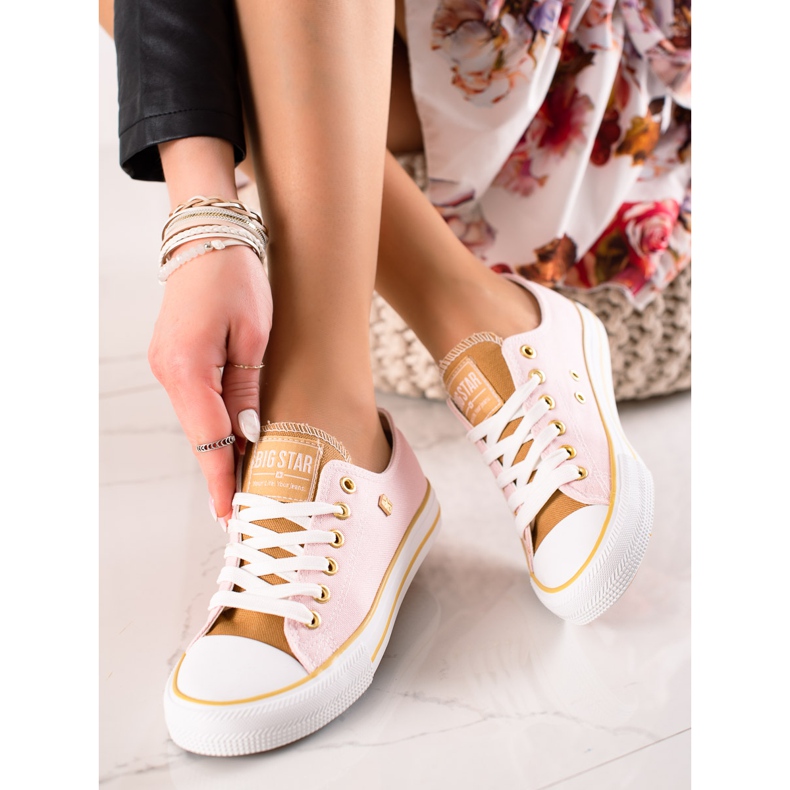 Damen Big Star Turnschuhe HH274455 rosa 1