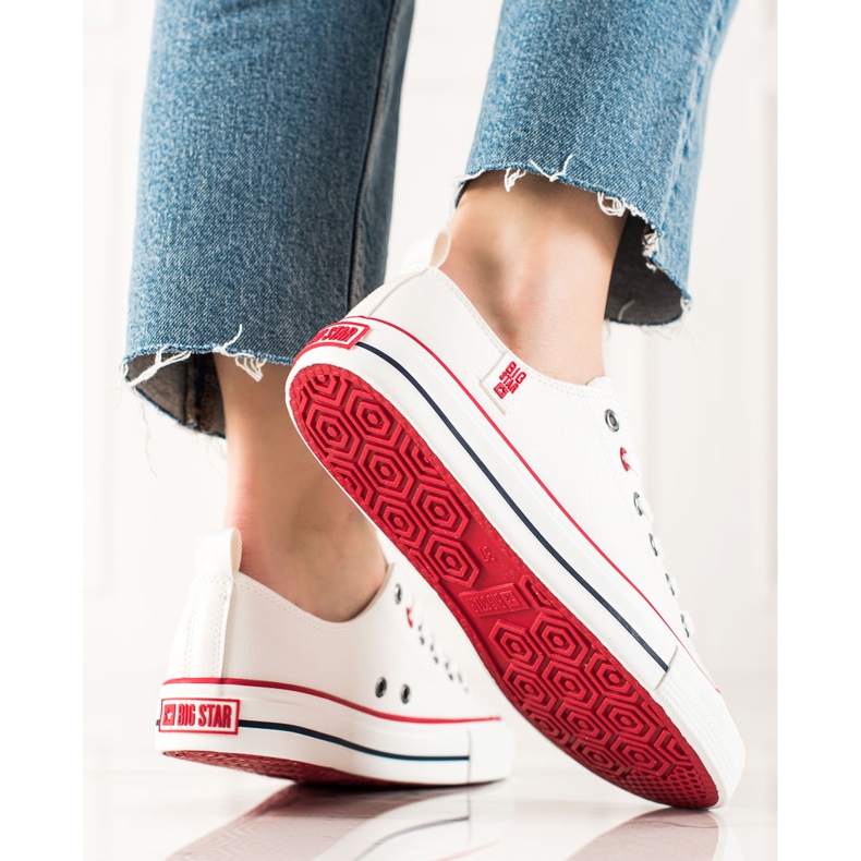 Damen Big Star Turnschuhe JJ274130 weiß 2