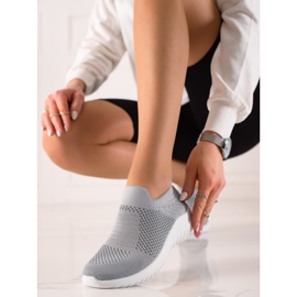 TRENDI Bequeme Slip-On Sneakers grau 1