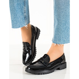 Goodin Schwarze Mokassins 1