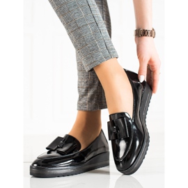 W. Potocki Schuhe Halbschuhe auf Paltform Potocki schwarz 1