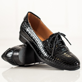 W. Potocki Elegante Schnürschuhe von Potocki schwarz 1