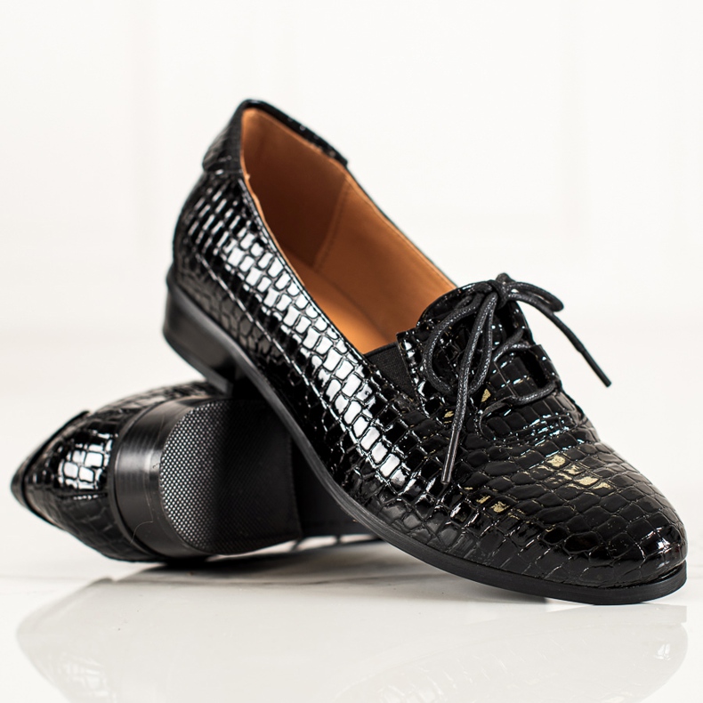 W. Potocki Elegante Schnürschuhe von Potocki schwarz 1