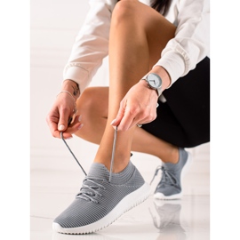 TRENDI Leichte Sport-Sneaker grau 1