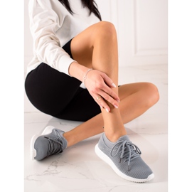 TRENDI Leichte Sport-Sneaker grau 2