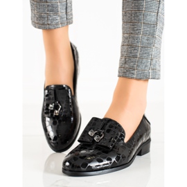 W. Potocki Schuhe mit Potocki-Kristallen schwarz 1