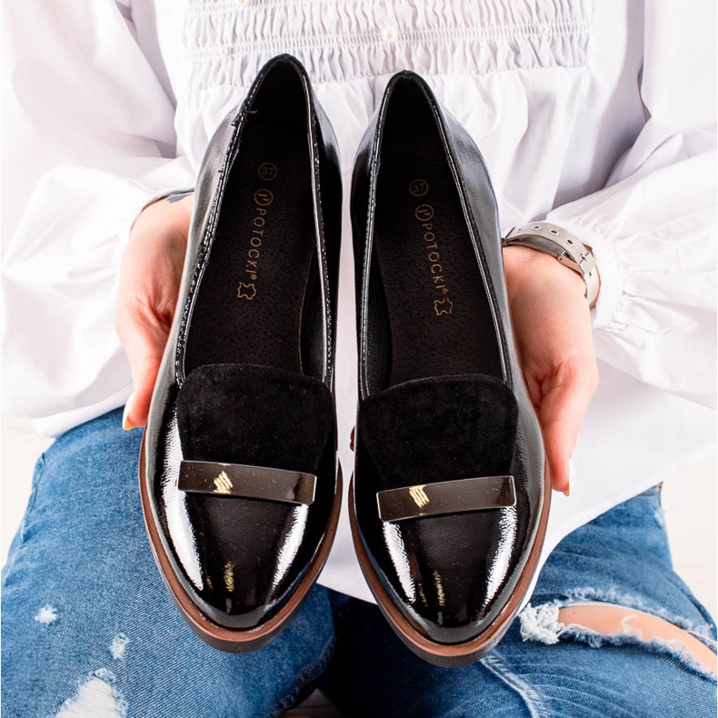 W. Potocki Schwarze Potocki-Schuhe 2