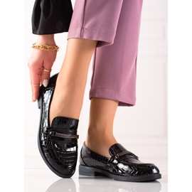 TRENDI Elegante Lackschuhe schwarz 1