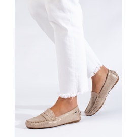 Goodin Klassische Textil-Loafer beige 1