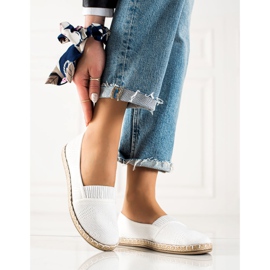 TRENDI Lässige weiße Espadrilles 1