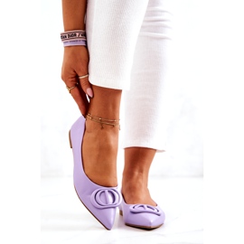 PS1 Lederballerinas in Spitz Violett Rachelle lila 1