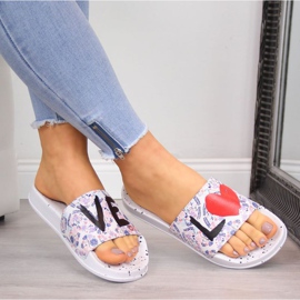 Gummihausschuhe Big Star W INT1148A weiß 2