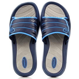 Atletico M ATC204B marineblaue Gummihausschuhe navy blau 1