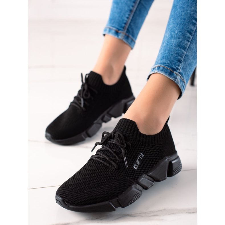 Damen Sneakers Big Star JJ274269 schwarz 2