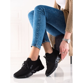 Damen Sneakers Big Star JJ274269 schwarz 1