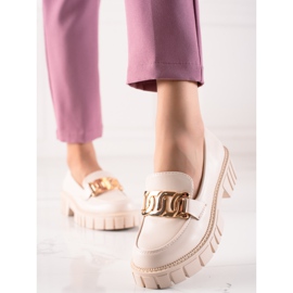 Seastar Cremefarbene modische Loafer beige mehrfarbig 1