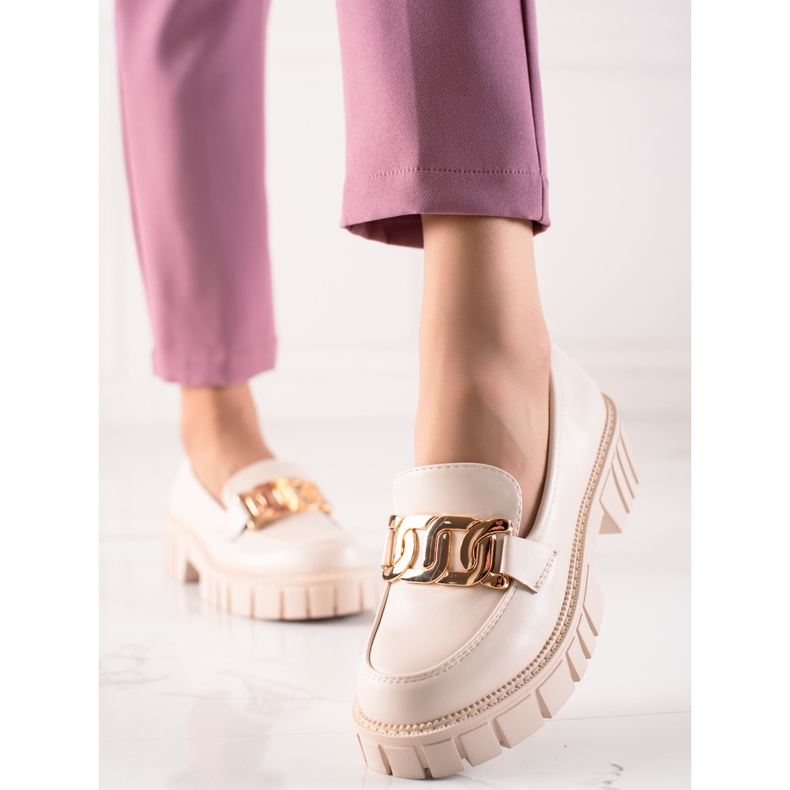 Seastar Cremefarbene modische Loafer beige mehrfarbig 1