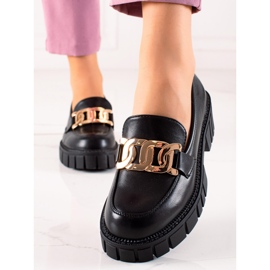 Seastar Schwarze Mode-Loafer 1