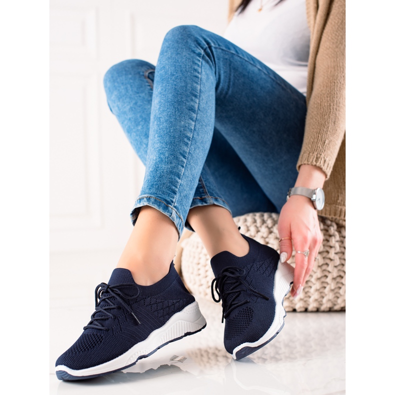 Renda Bequeme Sportschuhe marineblau 1