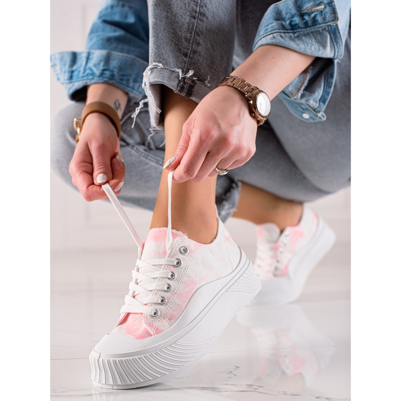 Seastar Modische Sneakers auf breiter Plattform weiß 1