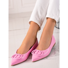 Seastar Rosafarbene Ballerinas mit einem Ornament 2