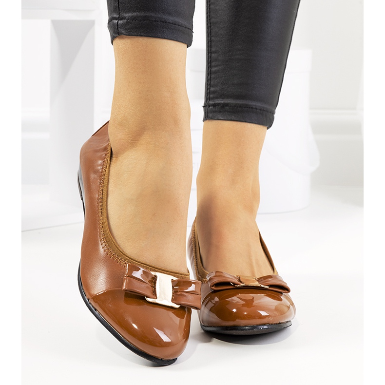 Braune Ballerinas auf dem Wedge Rees 1