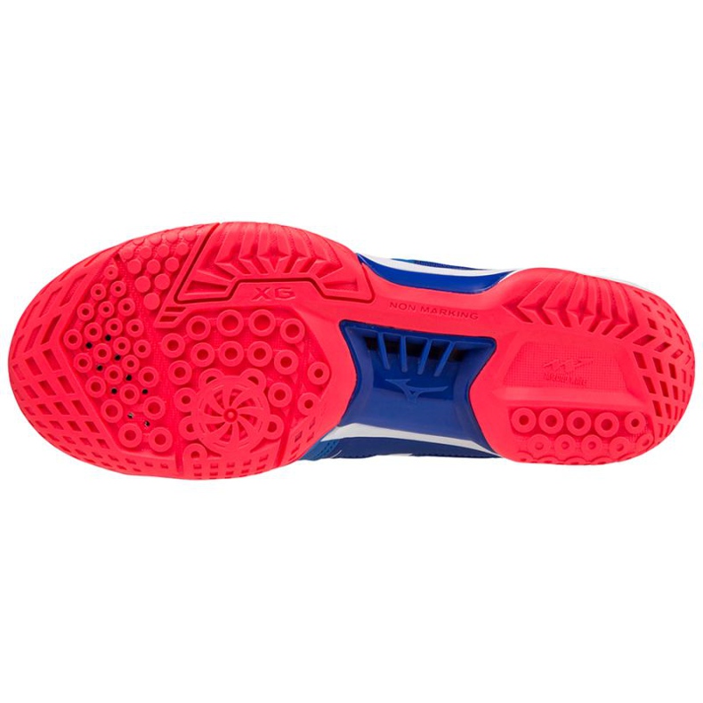 Hallenschuhe Mizuno Wave Fang Nx M 71GA205022 weiß blau 1