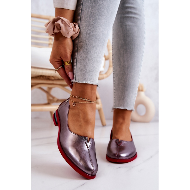 Lederschuhe Maciejka Silber 05035-42 mehrfarbig 2