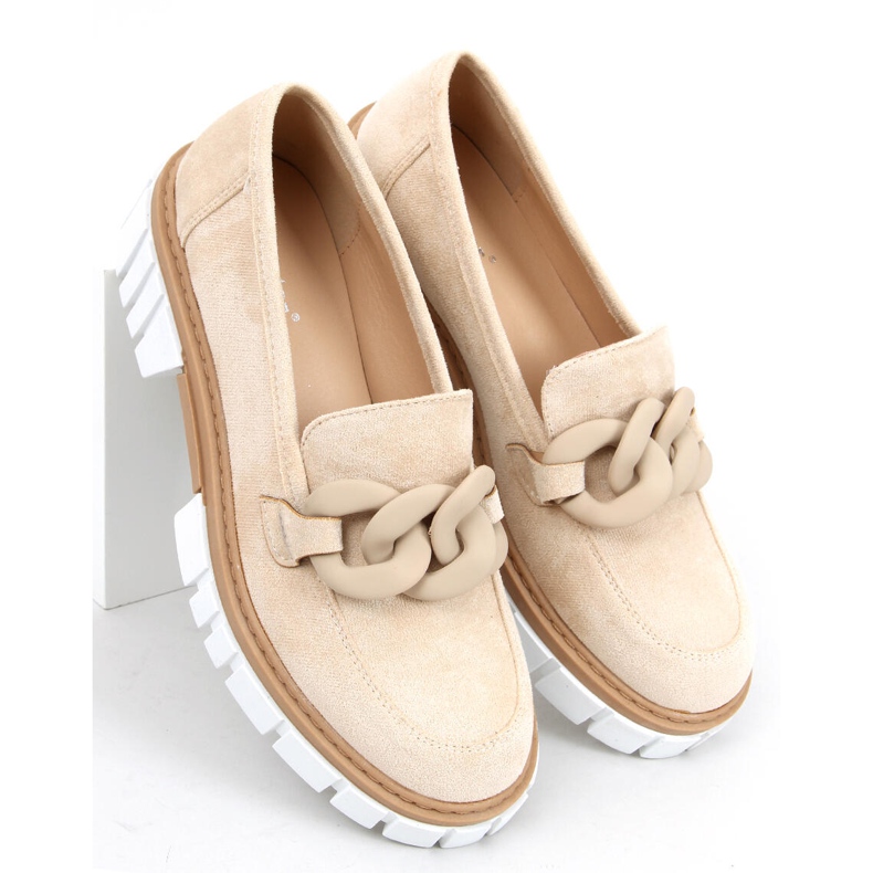 Damen-Slipper mit Kette in Juni Beige 1