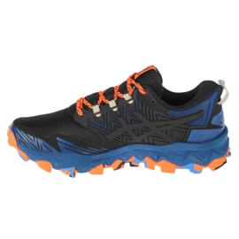 Asics Gel-Fuji Trabuco 8 M 1011A668-400 schwarz blau orange grau 1