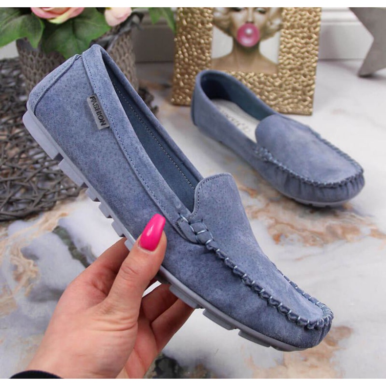 Lederslipper Vinceza W WM695E blau 1