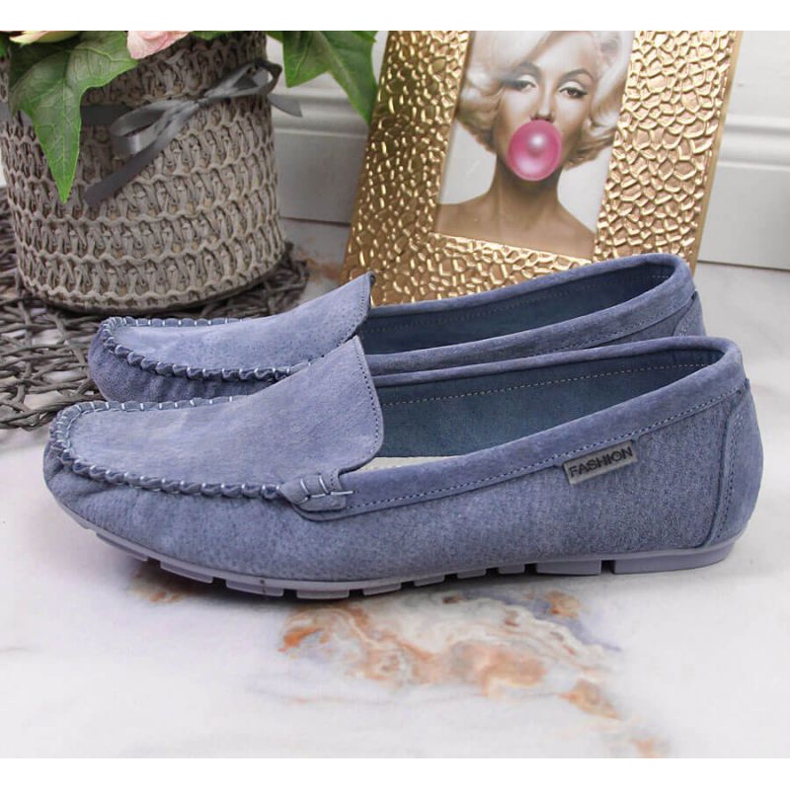 Lederslipper Vinceza W WM695E blau 2