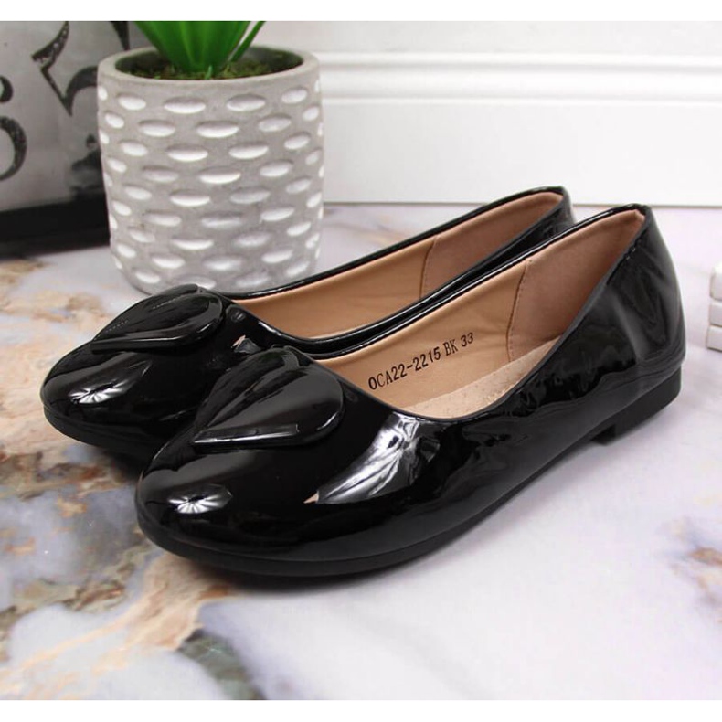 Ballerinas mit Herz Communion Vinceza Jr JAN78A schwarz 2