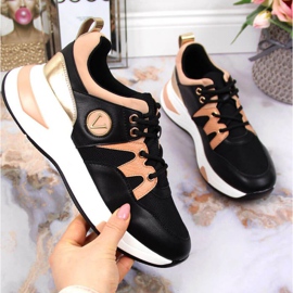 Turnschuhe auf der Plattform Vinceza W JAN79A schwarz 1