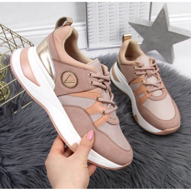 Turnschuhe auf der Plattform Vinceza W JAN79B schmutziges Rosa 1