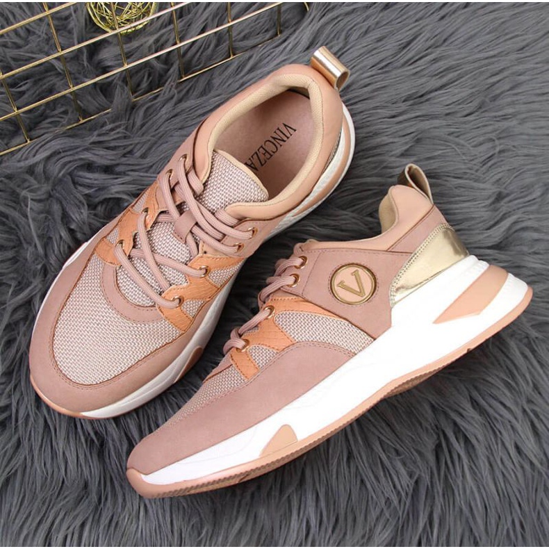 Turnschuhe auf der Plattform Vinceza W JAN79B schmutziges Rosa 2