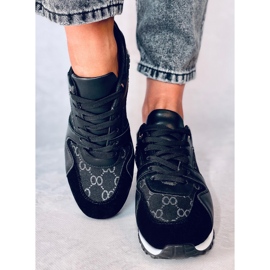 Kaffe Black Damen Sportschuhe schwarz 2