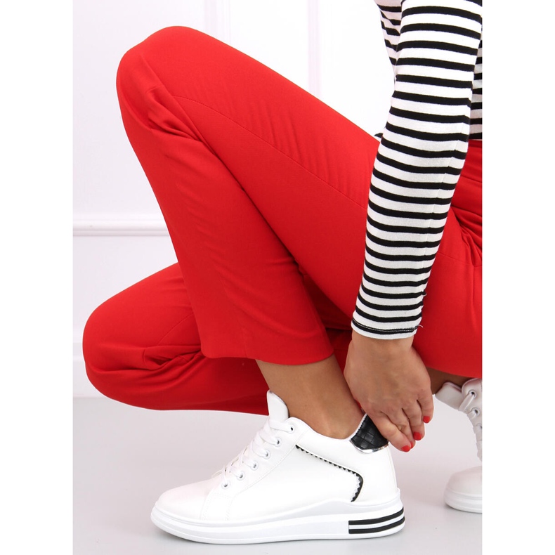 Turnschuhe auf einem versteckten Keil Izumi WEISS / SCHWARZ weiß 1