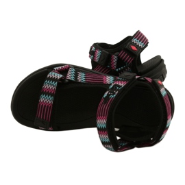 Sportsandale mit Schaumstoffeinsatz Lee Cooper LCW-22-34-0948L schwarz rosa grün 5