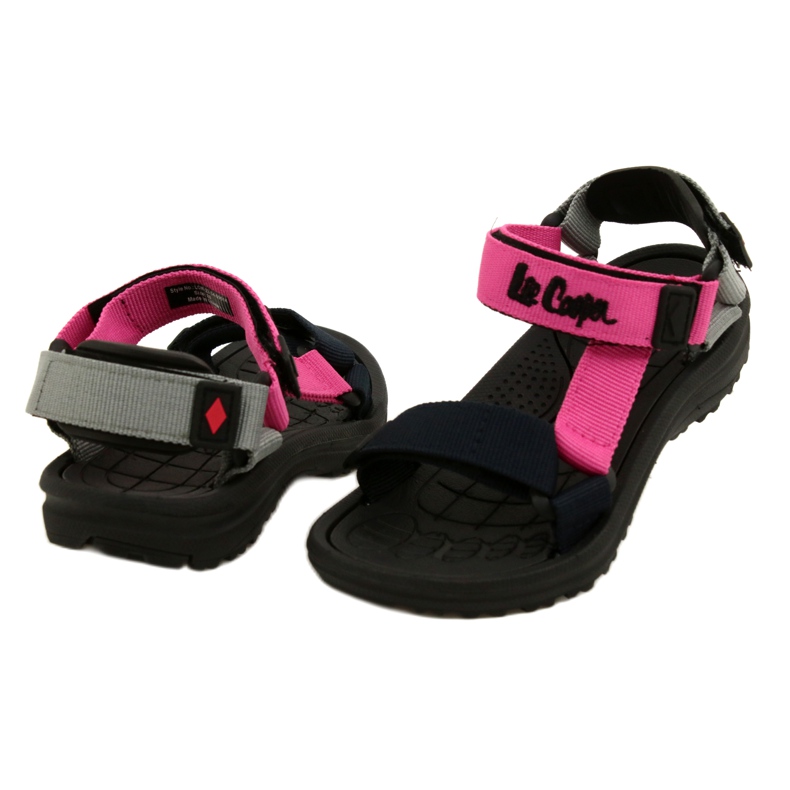 Mädchensandalen mit Schaumstoffeinlage Lee Cooper LCW-22-34-0951K rosa 4