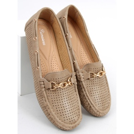 Nisa Khaki Damen-Slipper beige 2