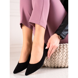Goodin Bequeme Pumps in Spitz schwarz 1
