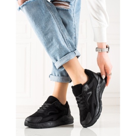 TRENDI Wildleder Sneakers schwarz 2