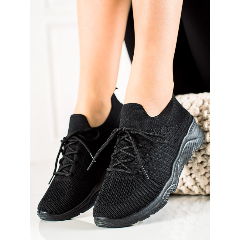 Renda Bequeme Sportschuhe schwarz 1