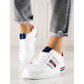 TRENDI Lässige weiße Sportschuhe 2