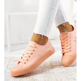 Orange Neon-Hart-Sneakers 2