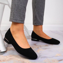 Wildleder Ballerinas Sergio Leone W SK361A schwarz 2