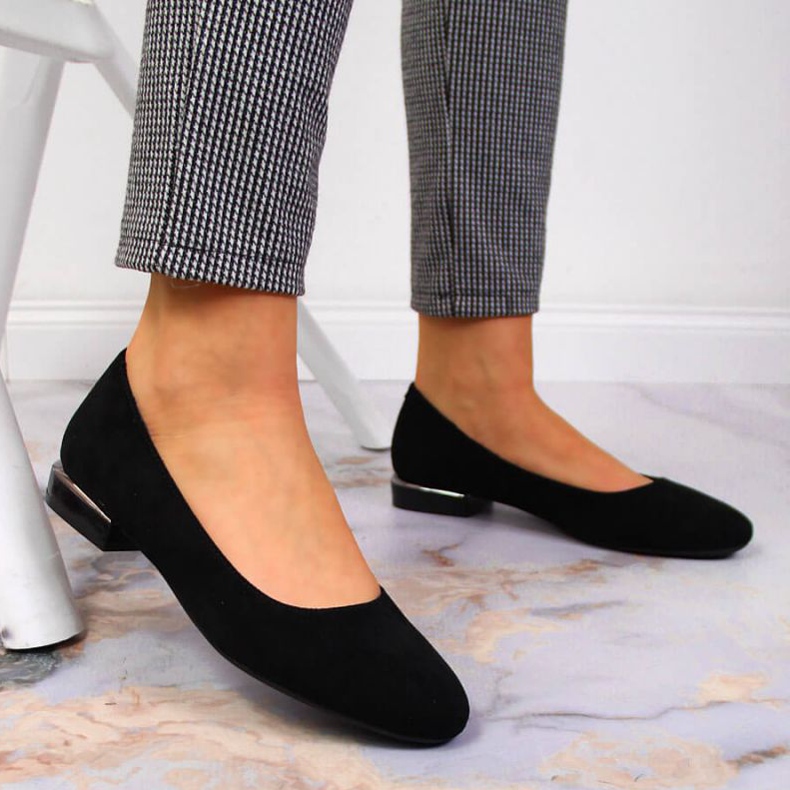 Wildleder Ballerinas Sergio Leone W SK361A schwarz 2